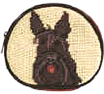Needlepoint Scottish Terrier Coin Purse